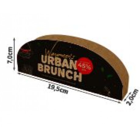 DELIVERY EMBALAGENS PARA DELIVERY PERSONALIZADAS KRAFT 250G TAPIOCA E TACO LAMINAÇÃO INTERNA Colorido frente - 250 un.