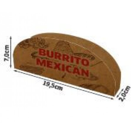 DELIVERY EMBALAGENS PARA DELIVERY PERSONALIZADAS KRAFT 250G TAPIOCA E TACO LAMINAÇÃO INTERNA Colorido frente - 500 un.