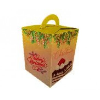 DELIVERY EMBALAGENS PARA DELIVERY PERSONALIZADAS KRAFT 250G TORTAS E BROWNIE LAMINAÇÃO INTERNA Colorido frente - 250 un.