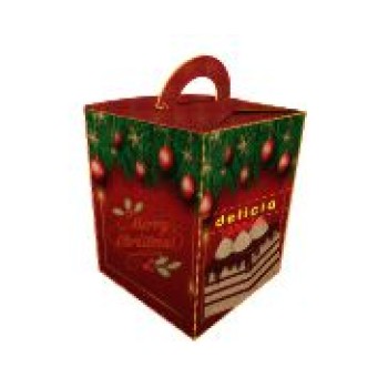 DELIVERY EMBALAGENS PARA DELIVERY PERSONALIZADAS KRAFT 250G TORTAS E BROWNIE LAMINAÇÃO INTERNA Colorido frente - 100 un.