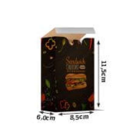 DELIVERY EMBALAGENS PARA DELIVERY PERSONALIZADAS KRAFT 250G YAKISSOBA E YAKIMESHI PEQUENA Colorido frente - 25 un.