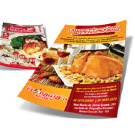 DELIVERY PANFLETO COUCHÊ 90G SEM VERNIZ 300X420MM