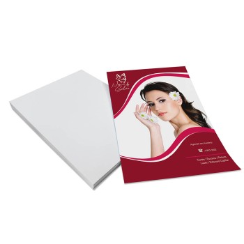 DELIVERY PANFLETOS, FLYERS E FOLHETOS COUCHÊ 90G SEM VERNIZ 280X400MM Colorido frente - 100 un.