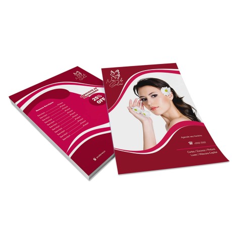 DELIVERY PANFLETOS, FLYERS E FOLHETOS COUCHÊ 90G SEM VERNIZ 280X400MM Colorido frente e verso - 100 un.