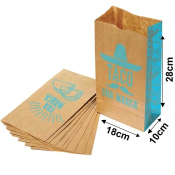 DELIVERY SACO KRAFT 1X0 TAMANHO P 180X280MM Preto e branco frente - 10000 un.