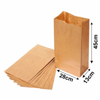 DELIVERY SACO KRAFT PADRÃO TAMANHO G 280X450MM 50 un.
