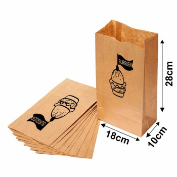 DELIVERY SACO KRAFT PERSONALIZADO 1X0 TAMANHO P 180X280MM