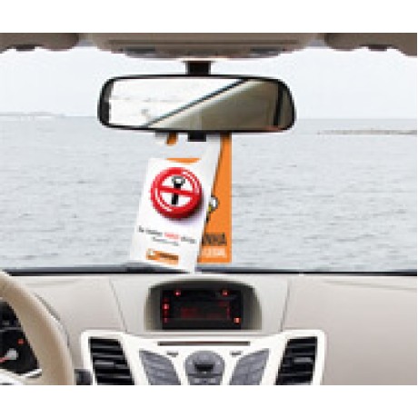 DISPLAYS DISPLAY DE RETROVISOR COUCHÊ 300G SEM LAMINAÇÃO E SEM VERNIZ SEM VERNIZ Colorido frente e verso - 10 un.