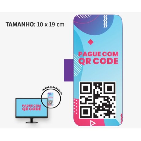 DISPLAYS PARA MONITOR PVC PREMIUM 0,50 4 CANTOS Colorido frente - 24 un.