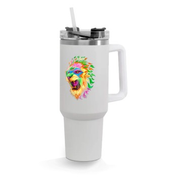 CANECA, COPOS E TAÇAS COPOS COPOS TÉRMICOS MODELO QUENCH PRO E DTF UV TAMPA ACRÍLICA 1200ML Colorido frente - 1 un.