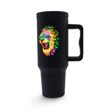 CANECA, COPOS E TAÇAS COPOS COPOS TÉRMICOS MODELO QUENCH PRO E DTF UV TAMPA LISA 1200ML Colorido frente - 1 un.