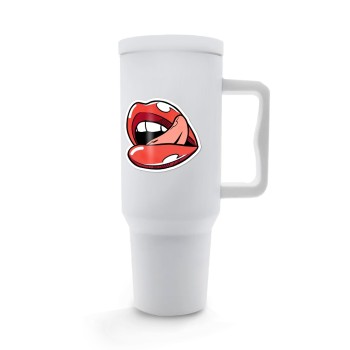 CANECA, COPOS E TAÇAS COPOS COPOS TÉRMICOS MODELO QUENCH PRO E DTF UV TAMPA LISA 1200ML Colorido frente - 5 un.