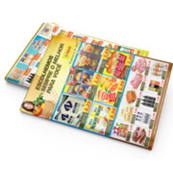 ENCARTE, TABLÓIDES E JORNAL APERGAMINHADO  75G 480X330MM Colorido frente e verso - 250 un.
