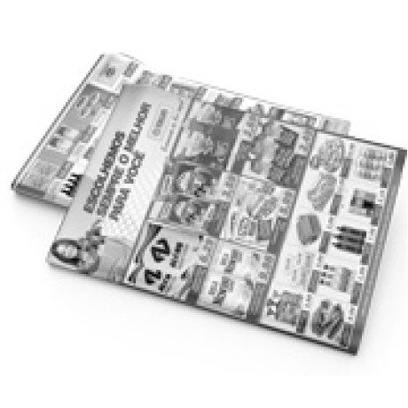 ENCARTE, TABLÓIDES E JORNAL APERGAMINHADO  75G 480X330MM Preto e branco frente e verso - 250 un.