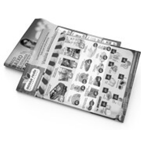 ENCARTE, TABLÓIDES E JORNAL APERGAMINHADO  75G 480X330MM Preto e branco frente e verso - 50 un.