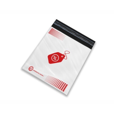 ENVELOPE DE SEGURANÇA 320X400MM Preto e branco frente - 100 un.