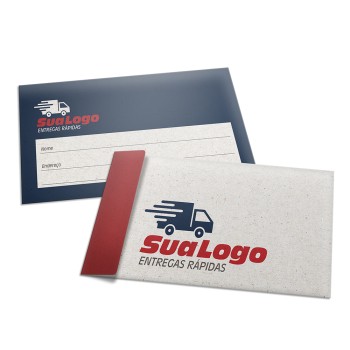 ENVELOPES ENVELOPES PERSONALIZADOS RECICLATO 90G ABA LATERAL 230X110MM Colorido frente - 500 un.