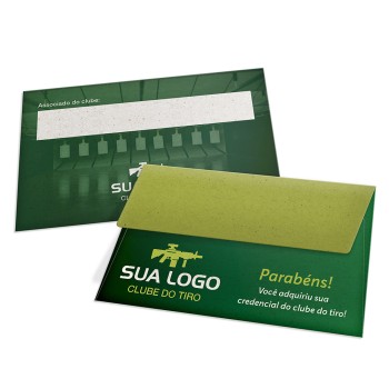 ENVELOPES ENVELOPES PERSONALIZADOS RECICLATO 90G MINI 122X77MM Colorido frente - 25 un.