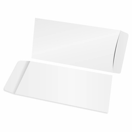 ENVELOPES PADRÃO APERGAMINHADO 75G ABA LATERAL 230X110MM 50 un.
