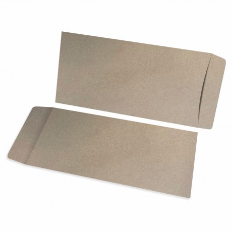 ENVELOPES PADRÃO KRAFT 80G ABA LATERAL 230X110MM 250 un.