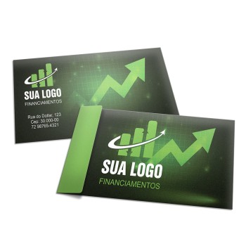 ENVELOPES PERSONALIZADOS APERGAMINHADO 90G ABA LATERAL 230X110MM Colorido frente - 10 un.