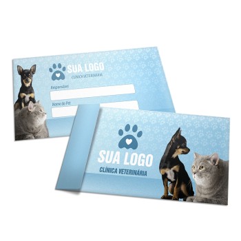 ENVELOPES PERSONALIZADOS APERGAMINHADO 90G ABA LATERAL 230X110MM Colorido frente - 50 un.