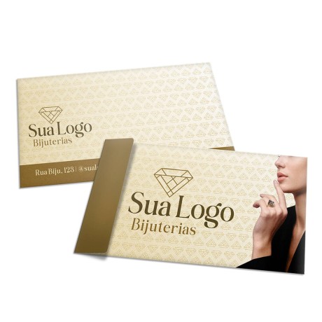 ENVELOPES PERSONALIZADOS APERGAMINHADO 90G ABA LATERAL 230X110MM Colorido frente - 100 un.