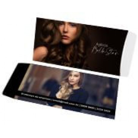 ENVELOPES PERSONALIZADOS APERGAMINHADO 90G ABA LATERAL 230X110MM Colorido frente - 500 un.
