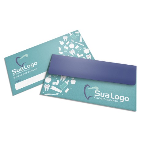 ENVELOPES PERSONALIZADOS APERGAMINHADO 90G CARTA 230X115MM Colorido frente - 500 un.