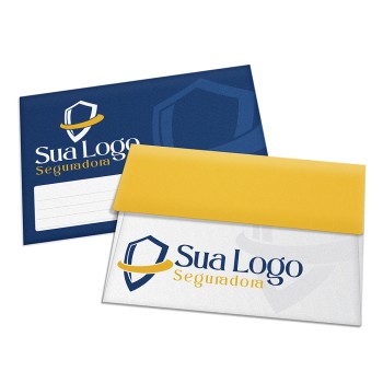 ENVELOPES PERSONALIZADOS APERGAMINHADO 90G COMERCIAL 167X105MM Colorido frente - 100 un.