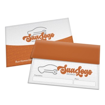 ENVELOPES PERSONALIZADOS APERGAMINHADO 90G COMERCIAL 167X105MM Colorido frente - 50 un.