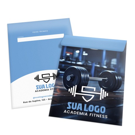 ENVELOPES PERSONALIZADOS APERGAMINHADO 90G MEIO SACO 166X240MM Colorido frente - 500 un.