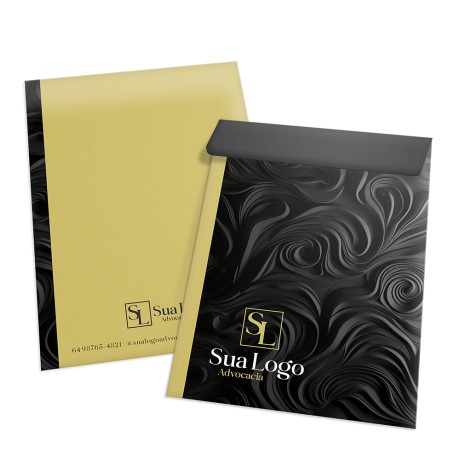 ENVELOPES PERSONALIZADOS APERGAMINHADO 90G MEIO SACO 166X240MM Colorido frente - 50 un.