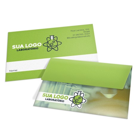 ENVELOPES PERSONALIZADOS APERGAMINHADO 90G MINI 122X77MM Colorido frente - 50 un.