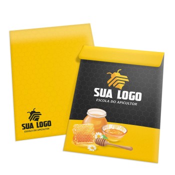 ENVELOPES PERSONALIZADOS APERGAMINHADO 90G SACO 250X350MM Colorido frente - 500 un.