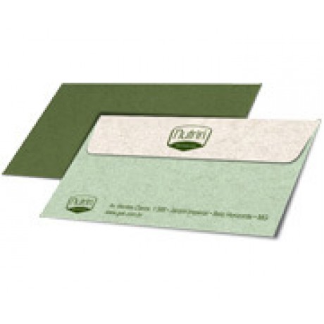 ENVELOPES PERSONALIZADOS RECICLATO 90G CARTA 230X115MM Colorido frente - 500 un.