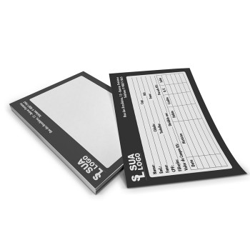 FICHA APERGAMINHADO 180G 105X150MM Preto e branco frente e verso - 1000 un.