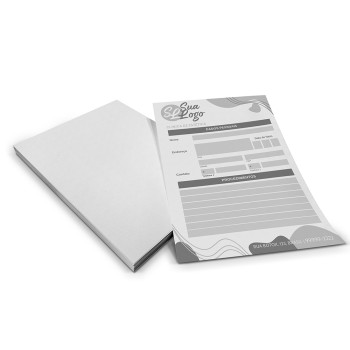 FICHA APERGAMINHADO 180G 150X210MM Preto e branco frente - 1000 un.