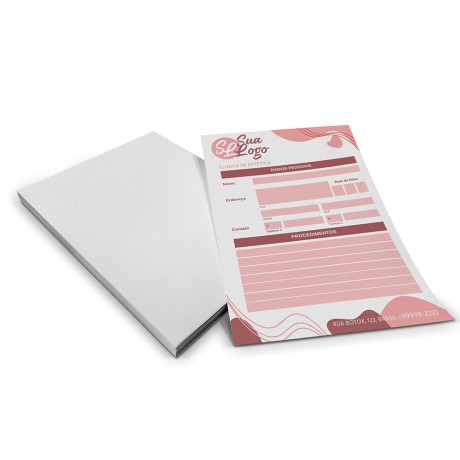FICHA APERGAMINHADO 180G 150X210MM Colorido frente - 1000 un.