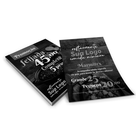 FICHA APERGAMINHADO 180G 300X420MM Preto e branco frente e verso - 100 un.