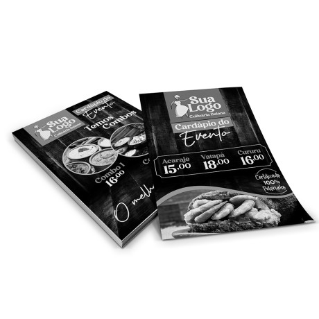 FICHA APERGAMINHADO 180G 300X420MM Preto e branco frente e verso - 200 un.