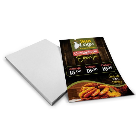 FICHA APERGAMINHADO 180G 300X420MM Colorido frente - 200 un.