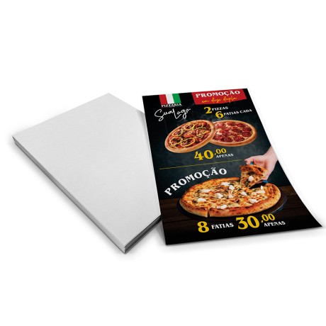 FICHA APERGAMINHADO 180G 300X420MM Colorido frente - 50 un.