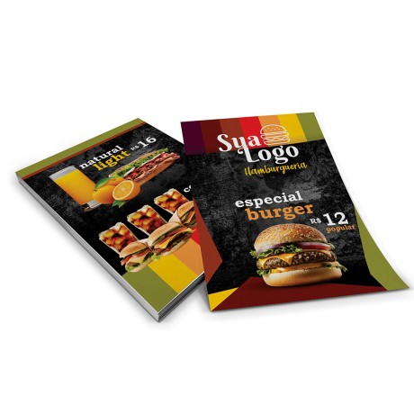 FICHA APERGAMINHADO 180G 310X450MM Colorido frente e verso - 1000 un.