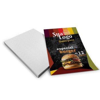 FICHA APERGAMINHADO 180G 310X450MM Colorido frente - 1000 un.