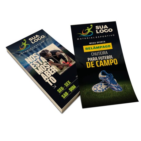 FILIPETAS RECICLATO 90G SEM VERNIZ 100X210MM Colorido frente e verso - 200 un.