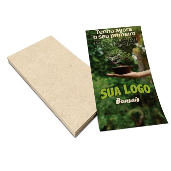 FILIPETAS RECICLATO 90G SEM VERNIZ 100X210MM Colorido frente - 100 un.