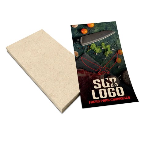 FILIPETAS RECICLATO 90G SEM VERNIZ 100X210MM Colorido frente - 300 un.