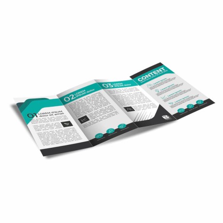 FOLDERS E MALA DIRETA APERGAMINHADO 90G SEM VERNIZ 300X210MM 3 DOBRAS Colorido frente e verso - 1000 un.