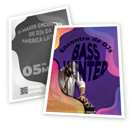 FOLHAS AVULSAS COUCHÊ COUCHÊ 250G Colorido frente e preto e branco verso - 25 un.